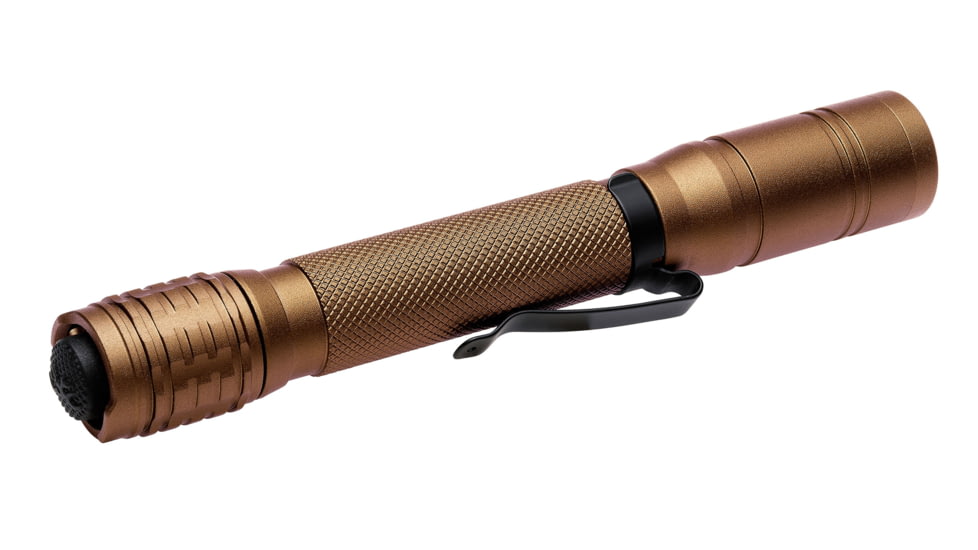 Browning Alpha LED Flashlight, 2AA, White, 550 Lumen, Burnt Bronze, 3711256