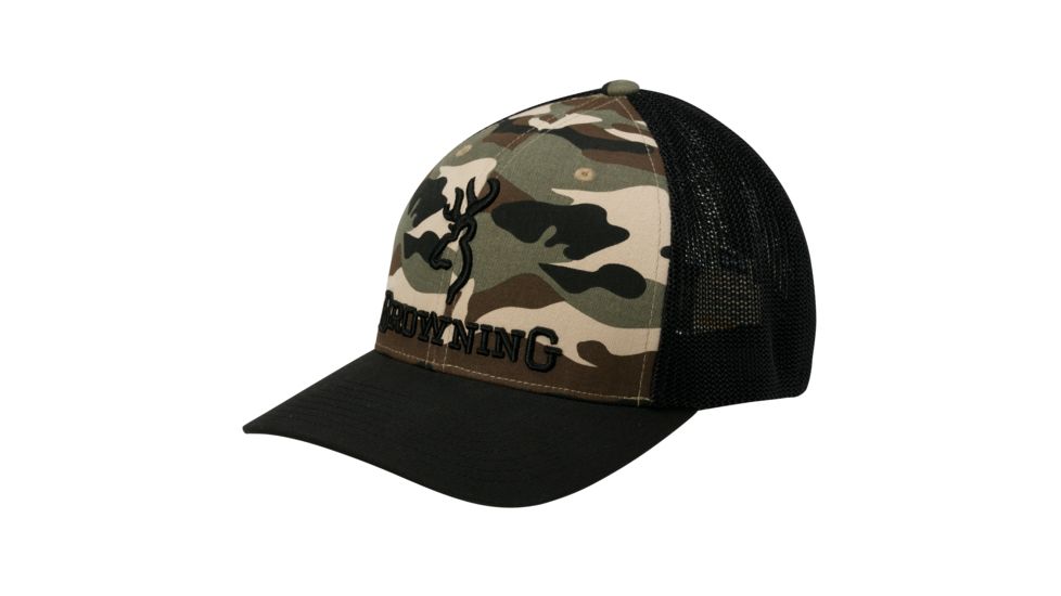 Browning Branded Cap, Camo, Large / Extra Large, 308375294