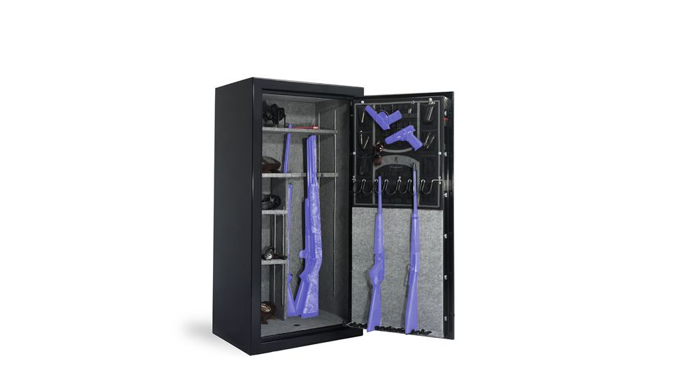 Browning Bronze Series BR24F Gun Safe Open Textured Charcoal Scroll 1603953615