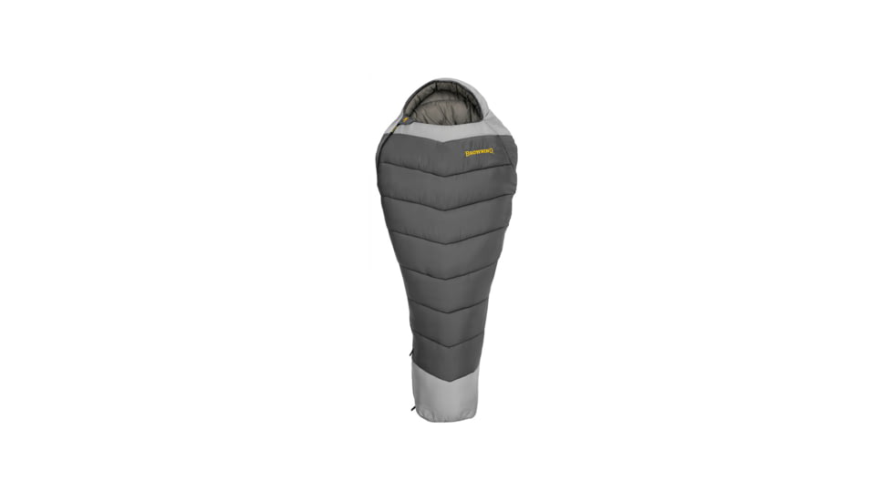 Browning Camping Browning Camping Denali -30 Sleeping Bag, Charcoal/Gray, Regular, 4897911
