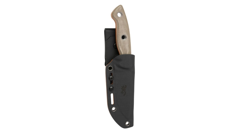 Browning Desolation Fixed Blade Knife, 3.75in, 440-C, Drop Point, Composite Handle, Black, 3220508B
