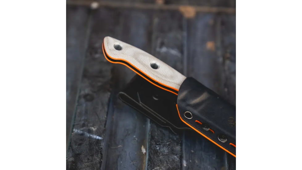 Browning Desolation Fixed Blade Knife, 3.75in, 440-C, Drop Point, Composite Handle, Black, 3220508B