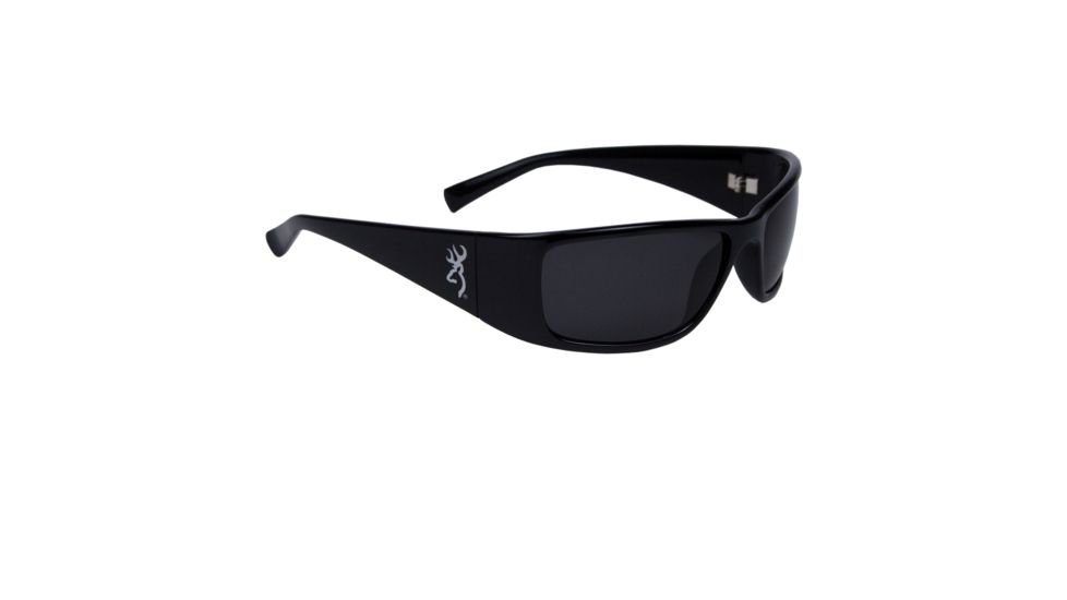 Browning Eyewear Boss Black TR90 Frame Gray CR39 Polarized Lens BRN-BOS-001