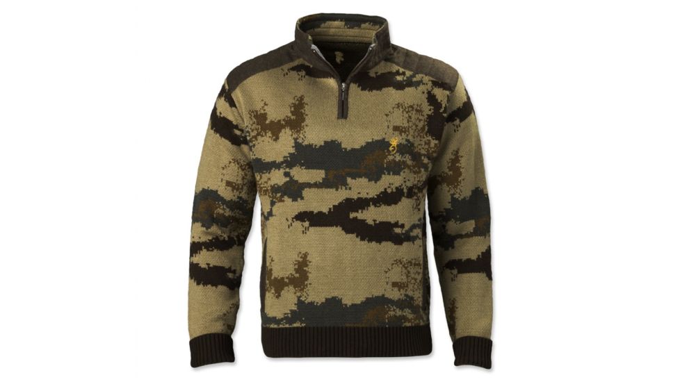 Browning FCW Knitted Sweater,All Terrain Brown,Small 3010901901