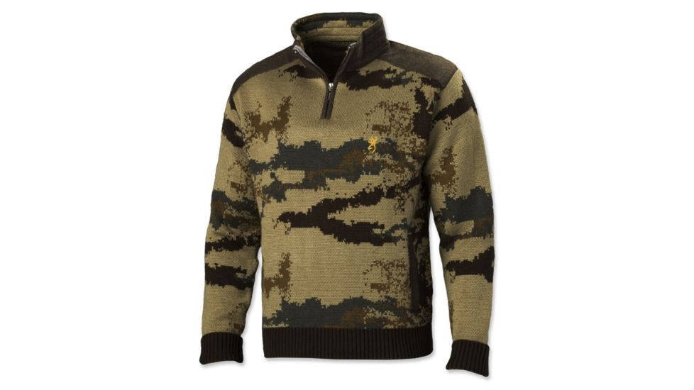 Browning FCW Knitted Sweater,All Terrain Brown,2XL 3010901905