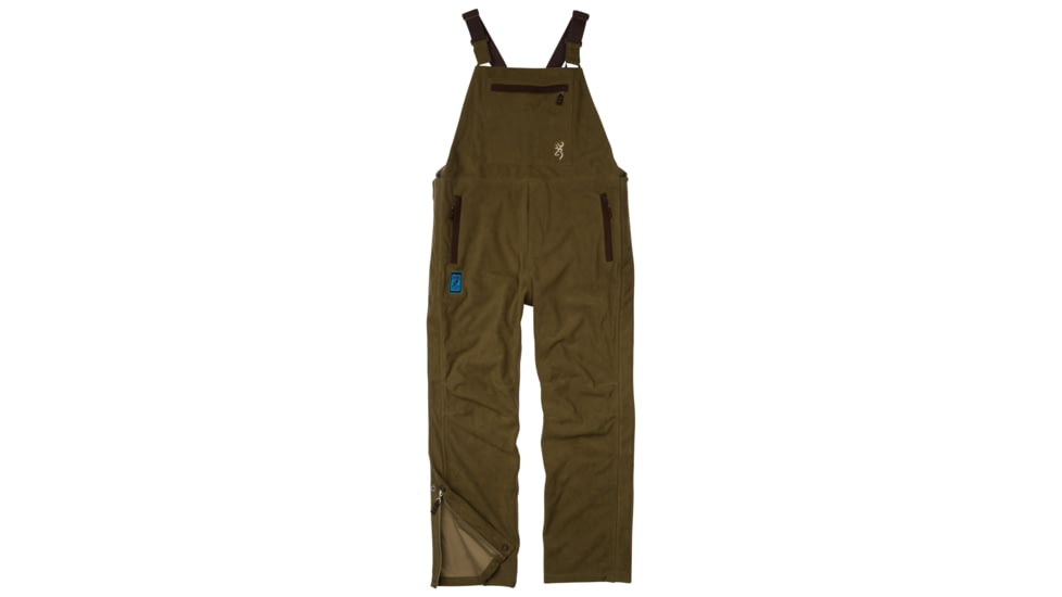 Browning Hydro-Fleece Bib - Mens, Dark Olive, Large, 3061218403