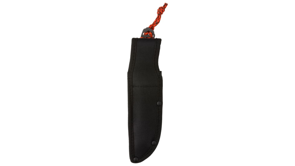Browning Last Light Combo Fixed Blade Knives, 3.5in, 8Cr13MoV Stainless Steel, Wrapped Paracord, Orange Handle, 3220364