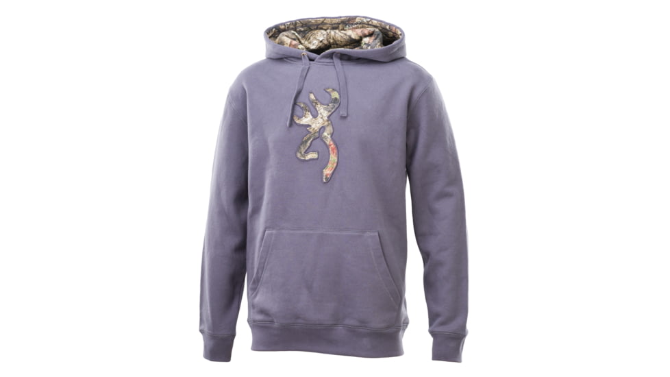 Browning Mens Buckmark Camo Sweatshirt, Nine Iron, 2XL A000061400806