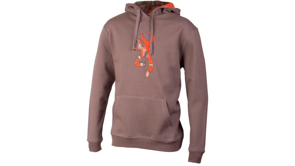 Browning Mens Buckmark Camo Sweatshirt, Mudslide, S BRI010012.875326.S