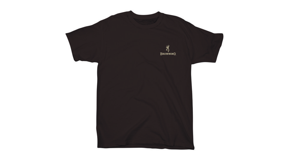 Browning Mens Wanted Tom Turkey S/S Tee, Dark Chocolate, S BRD010052.035900.S
