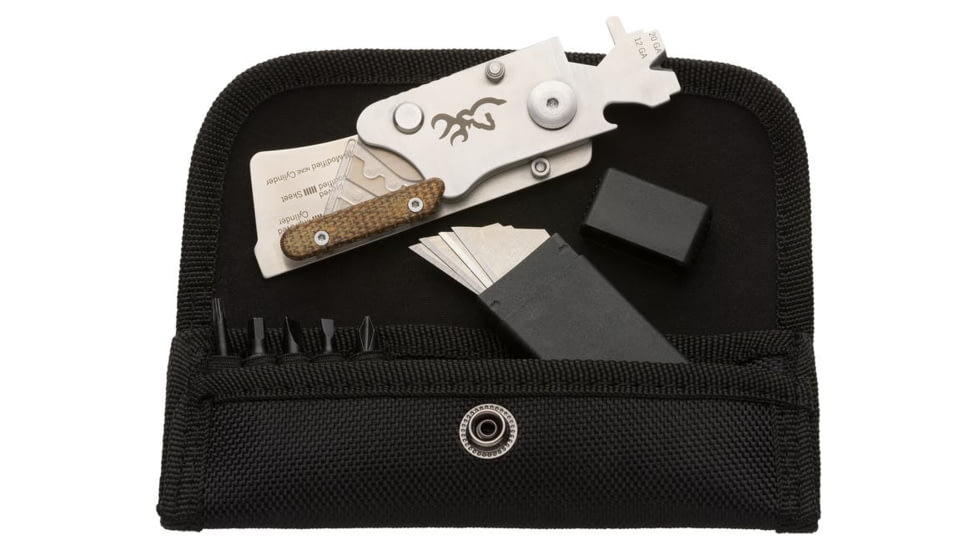 Browning Mini Range Tool, 1in, Utility Blade, Stainless, 3220480