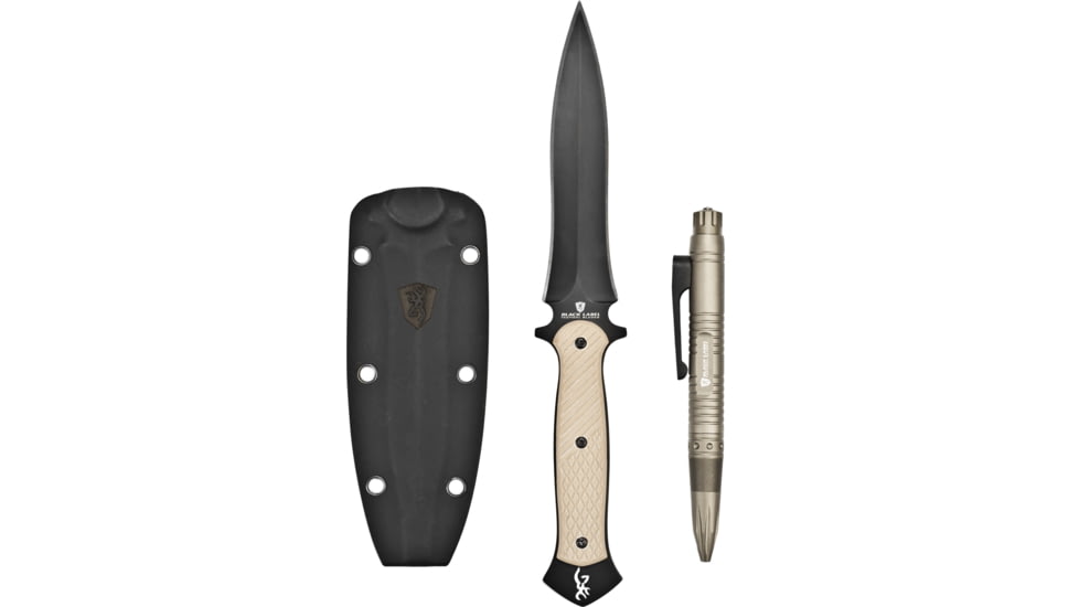 Browning OPMOD TES 1.0 Limited Edition Letter Opener and Tactical Pen Set, Tan