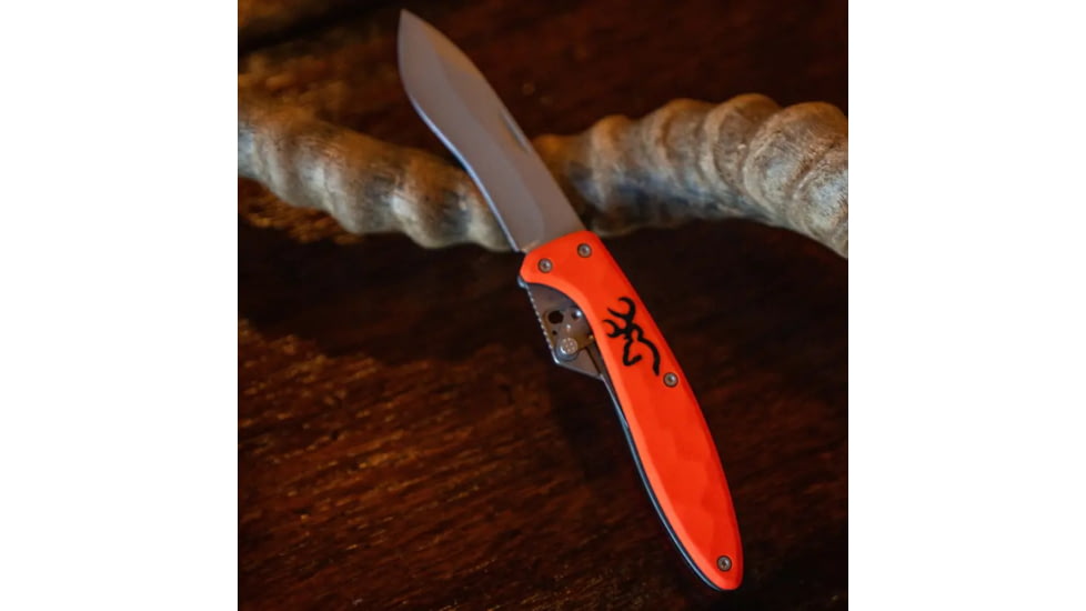 Browning Primal 2 Blade Folding Knife, 2.75in, HRC 50-55/HRC 55-59, Drop Point/Scalpel, Composite Handle, N, 3220462