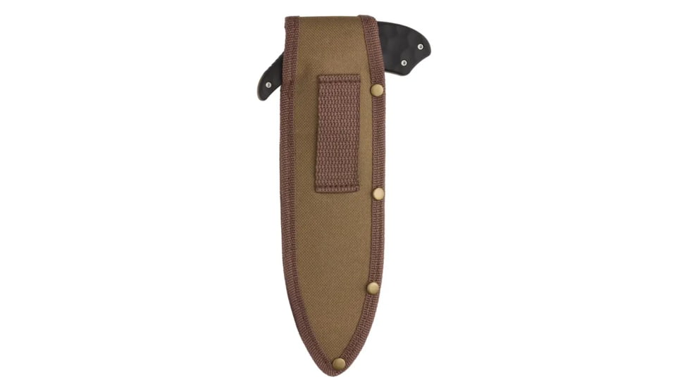 Browning Primal Bone Saw, 5.25in, 8Cr13MoV, Polymer/Rubber Handle, Black, 3220425