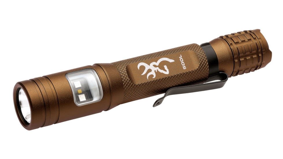 Browning Ridgeline Lithium-ion 20/500 Lumens LED Flashlight, Burnt Bronze, 3711265