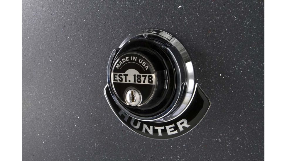 Browning Safes Hunter Wide HR37 Gun Safe,60x43x25in,Textured Charcoal,Silver Chrome,Scroll,S and G Mechanical Lock 1601100167