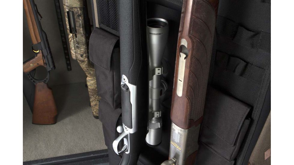 Browning Safes Hunter Wide HR37 Gun Safe,60x43x25in,Textured Charcoal,Silver Chrome,Scroll,S and G Mechanical Lock 1601100167