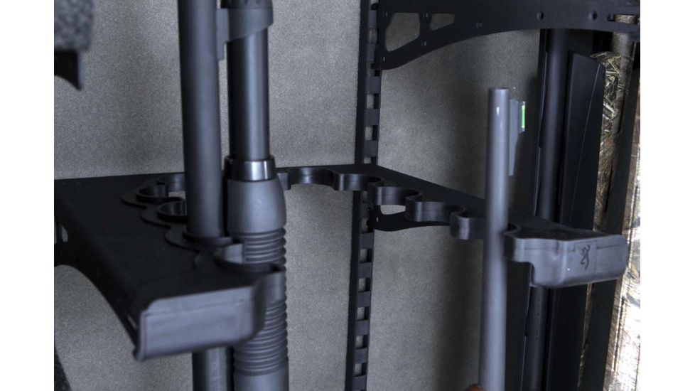 Browning Safes Hunter Wide HR37 Gun Safe,60x43x25in,Textured Charcoal,Silver Chrome,Scroll,S and G Mechanical Lock 1601100167