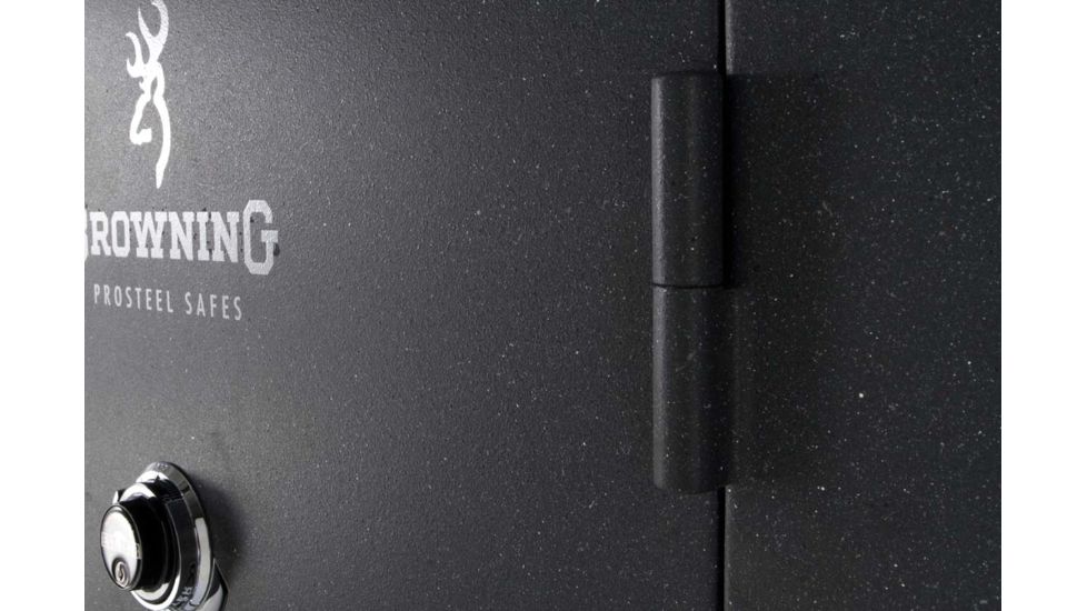 Browning Safes Hunter Wide HR37 Gun Safe,60x43x25in,Textured Charcoal,Silver Chrome,Scroll,S and G Mechanical Lock 1601100167