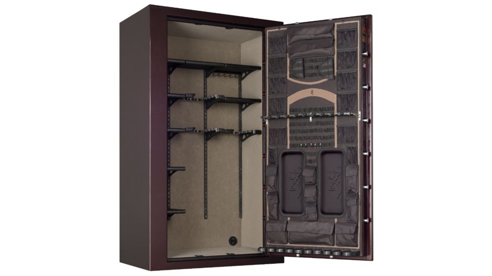Browning Safes Silver Tall Wide SR49T Gun Safe,72x43x25in,Textured 1601100155