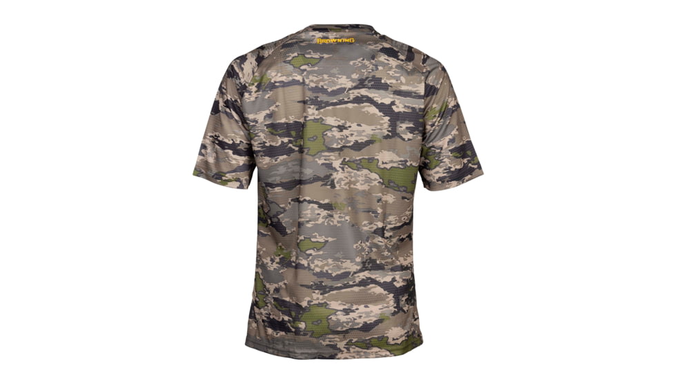 Browning Tech Short Sleeve T-Shirt - Mens, Large, Ovix, 3011663403