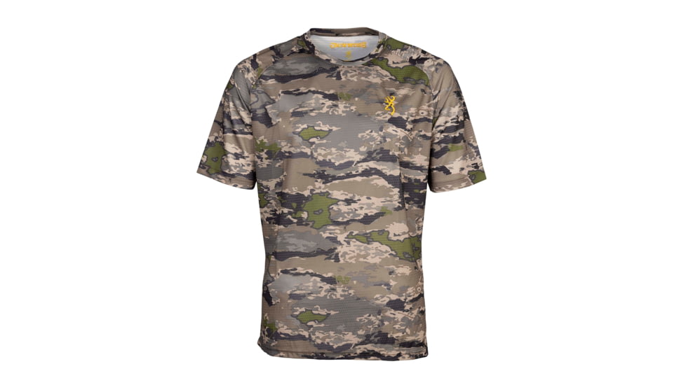 Browning Tech Short Sleeve T-Shirt - Mens, Large, Ovix, 3011663403