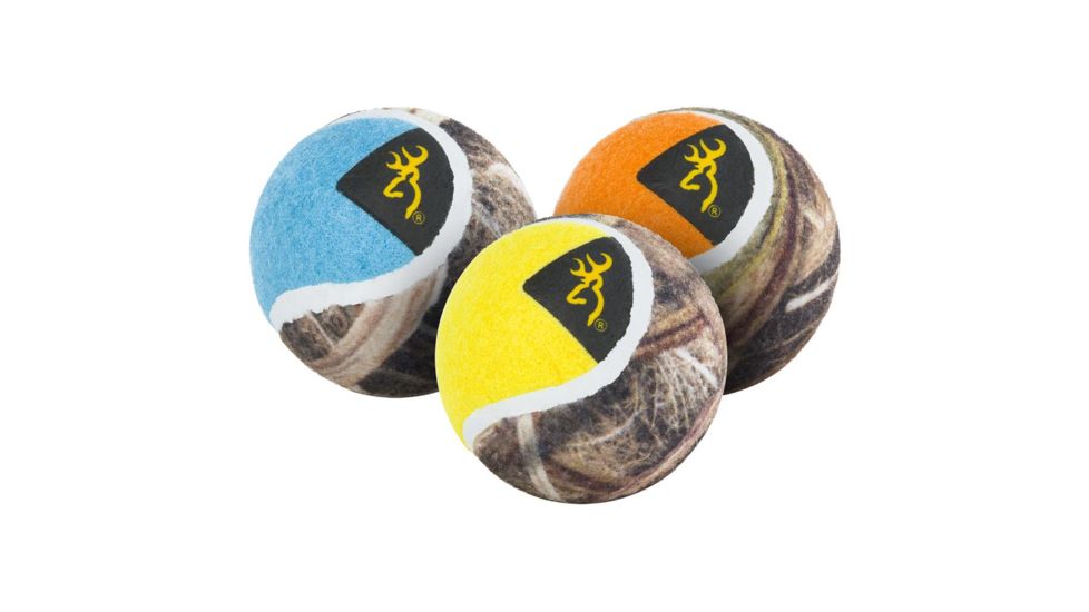 Browning Tennis Balls, 3 Pack, Browning Gold, Popsicle, Seaglass, Blades, One Size, P000015370199
