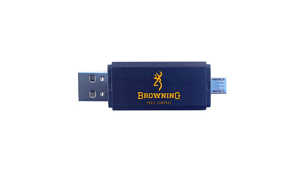 Browning Trail Cameras Card Reader, Compatible with Android and IOS Devices, BTC CR-UNI