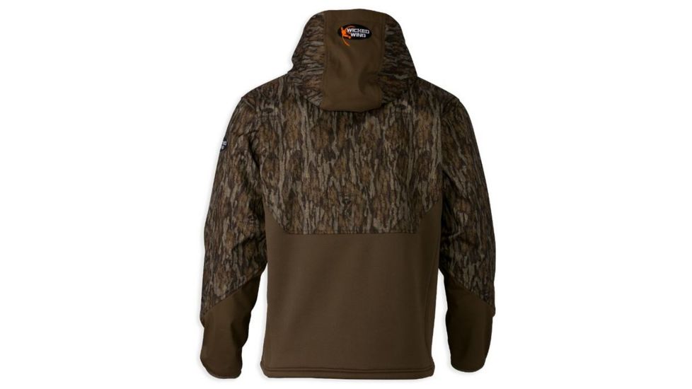 Browning Wicked Wing Timber S/S Hoodie,Mossy Oak Bottomland,M 3016261902