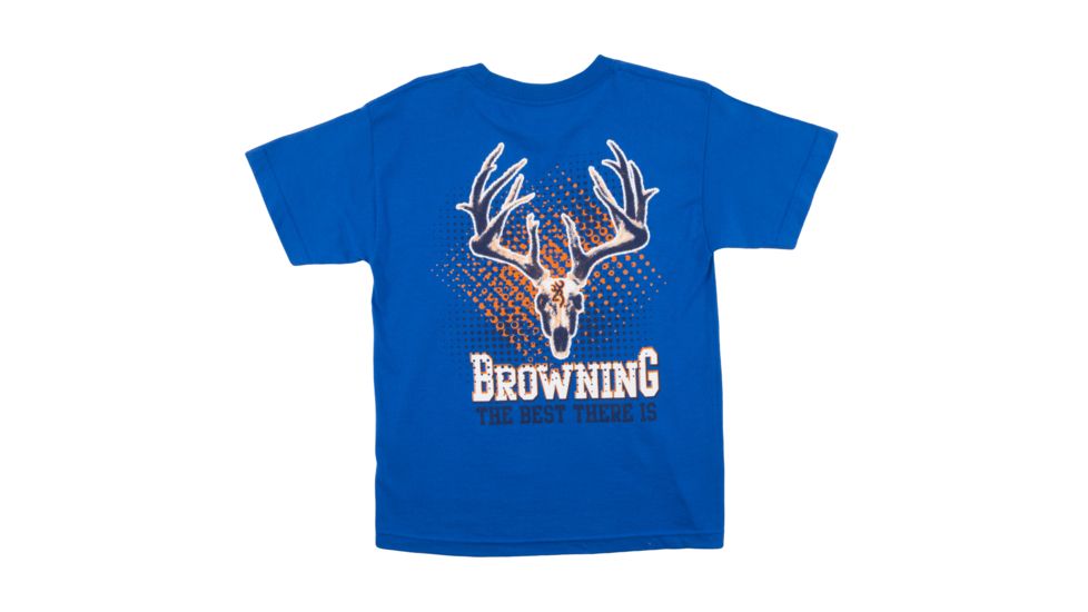 Browning Youth Pixelated S,S Tee, Royal, Small A000229640102