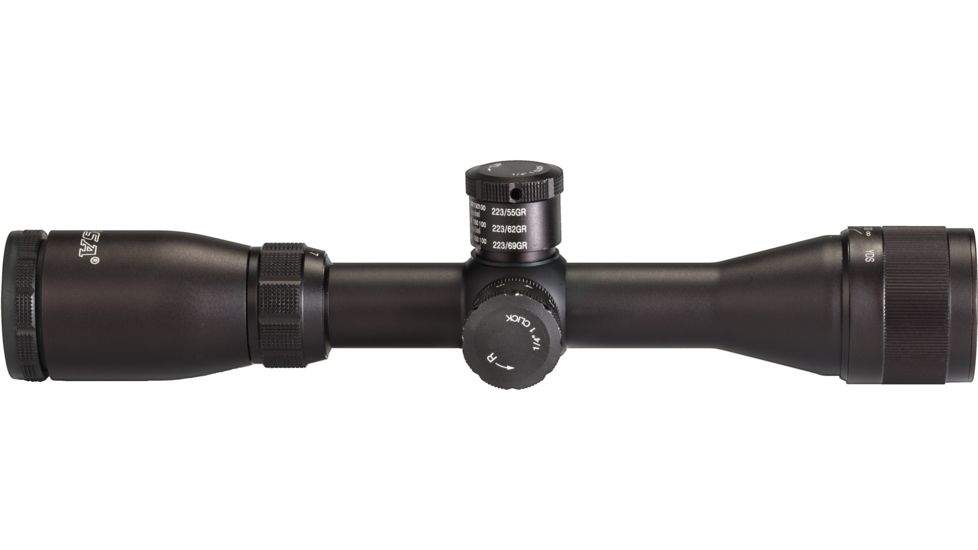 BSA Optics 2-7x32mm Tactical Weapon 223 Rifle Scope w/ Mil-Dot Reticle, 2 Multi-Grain Turret Caps TW223-27X32CP