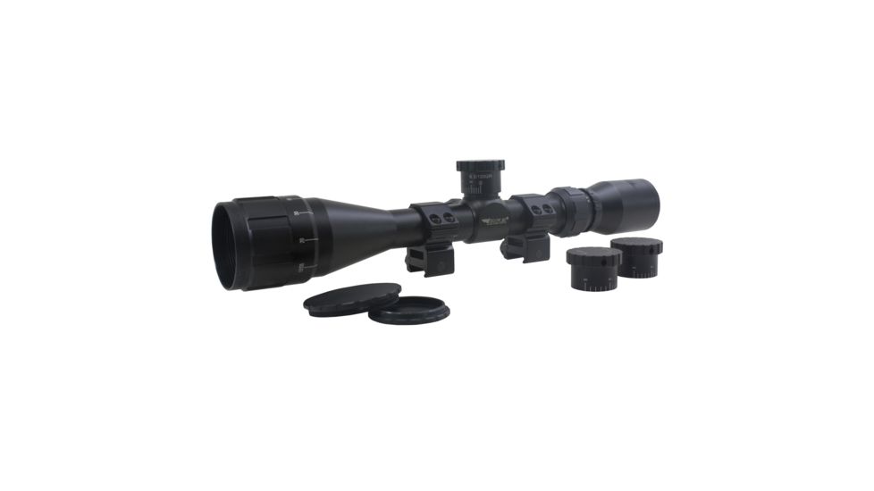 BSA Optics Sweet 6.5 Creedmoor Rifle Scope, 4.5-18x40mm, Scope Rings, Black, 6.5-4.518X40AOWRTB