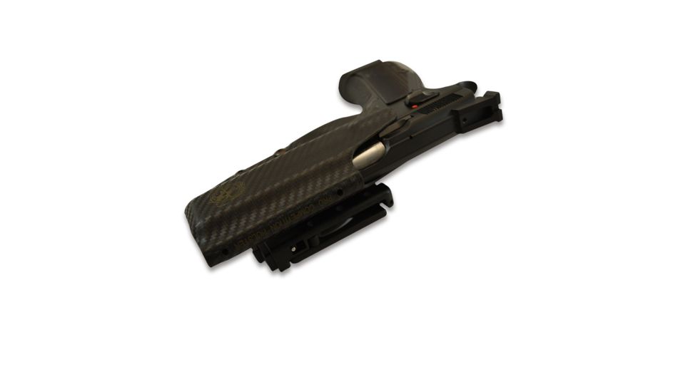 Black Scorpion Outdoor Gear IDPA Pro Competition Holster, CZ SP, Right Hand, Carbon Fiber Finish, HC03-IDPA-CZSPRH