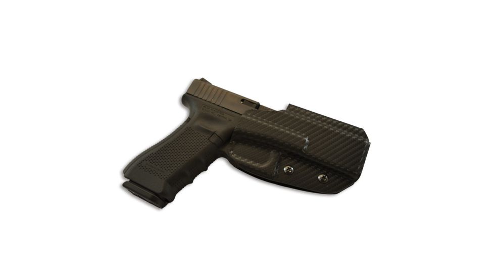 Black Scorpion Outdoor Gear IDPA Pro Competition Holster, Glock 17, Right Hand, Carbon Fiber Finish, HC03-IDPA-GL17RH