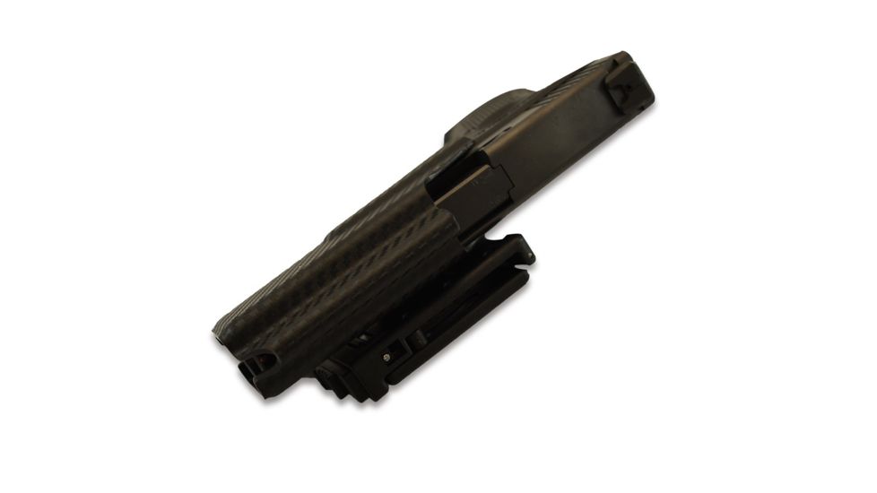 Black Scorpion Outdoor Gear IDPA Pro Competition Holster, Glock 17, Right Hand, Carbon Fiber Finish, HC03-IDPA-GL17RH