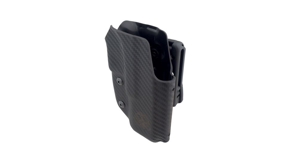 Black Scorpion Outdoor Gear IDPA Pro Competition Holster, Glock 17, Right Hand, Carbon Fiber Finish, HC03-IDPA-GL17RH