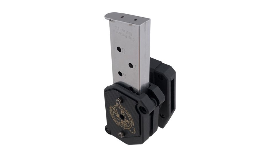 Black Scorpion Outdoor Gear IPSC / USPSA Black Scorpion 3 Storm I Pouches w/ 1 Magnetic Magazine Pouch, Black, CO03-2222-MPMG