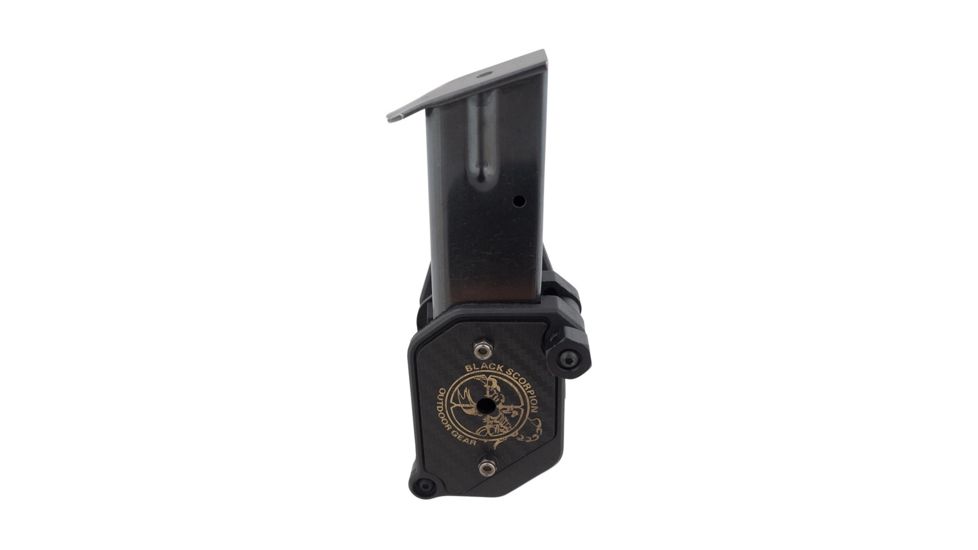 Black Scorpion Outdoor Gear USPSA First Stage Holster / Shooting Belt Combo, Black, Large, CO09-MP01H06+BTLBK