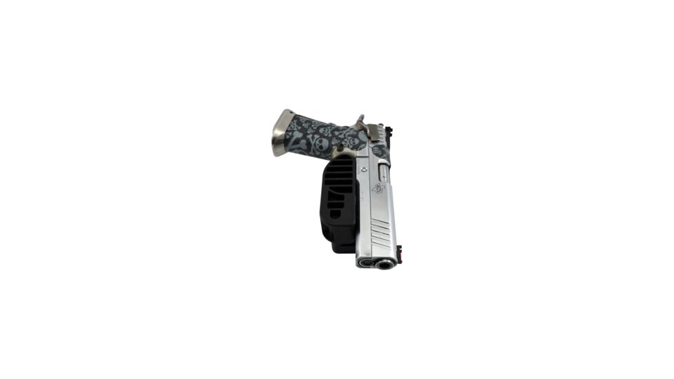 Black Scorpion Outdoor Gear USPSA First Stage Holster / Shooting Belt Combo, Black, Large, CO09-MP01H06+BTLBK