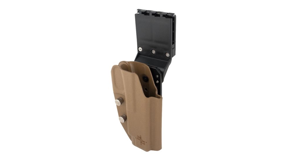 Black Scorpion Outdoor Gear USPSA New Gen Pro Competition Holster for Glock34, Right Hand, Coyote, HC04-USPSA1-GL34TARH