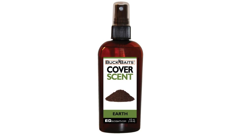 Buck Baits Cover Scent Earth, Brown, 4 oz., BBCS4EARTH