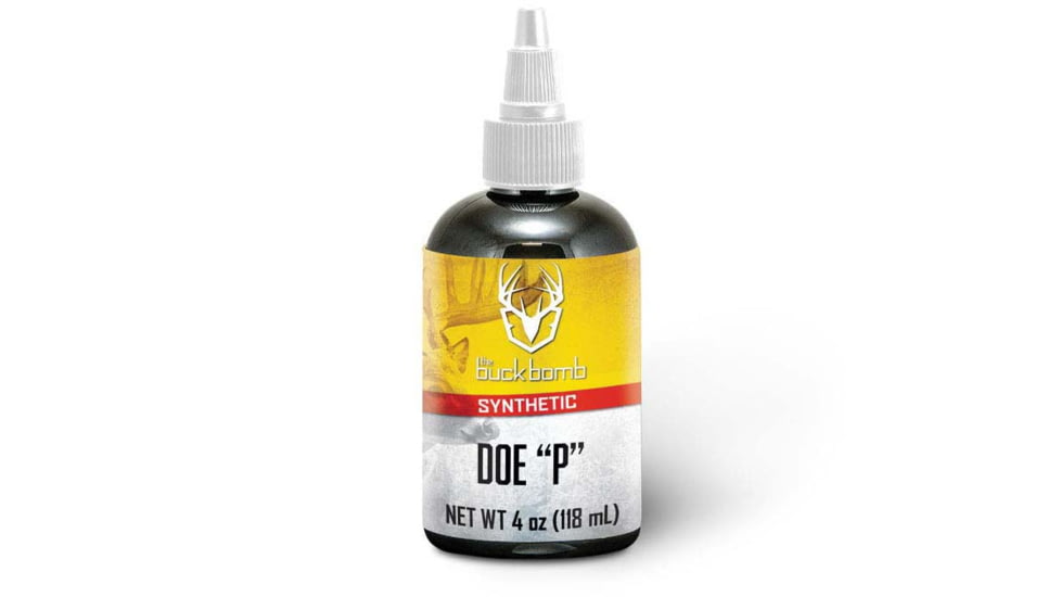 Buck Bomb Synthetic Doe P Liquid w/Wicks, 4oz, HS-BB-200047