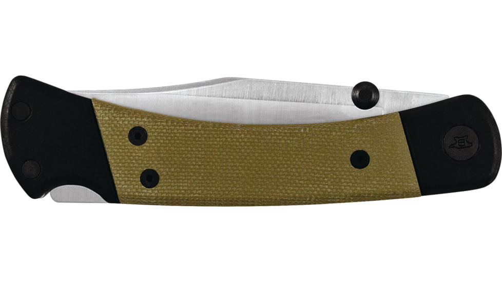 Buck Knives 110 Hunter Sport Knife, 3.75in, S30V Stainless Steel, Micarta, Satin, 0110GRS5B/13294
