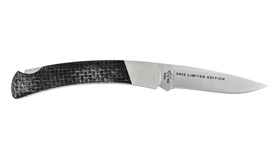 Buck Knives 501 Squire 2022 Legacy Collection Knife, 2.75in, S35VN Stainless Steel, Straight, Micarta, Satin, 0501BKSLEB/13297