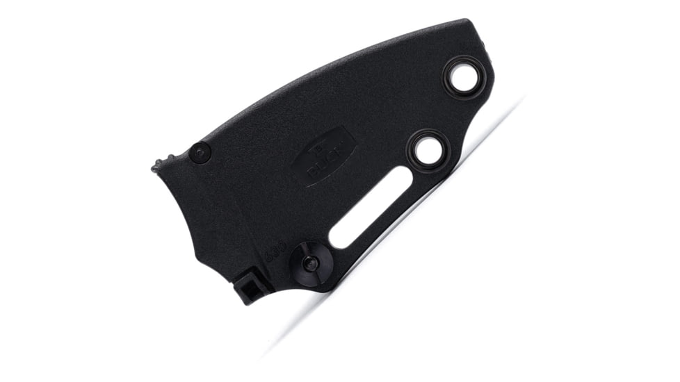 Buck Knives 630 Paklite 2.0 Hide Fixed Blade Knife, 6.75in Overall, 2.75in, Stonewash 420HC Stainless Steel Blade, Drop Point Blade, Orange GFN Handle, Black Polypropylene Belt Sheath, 13499
