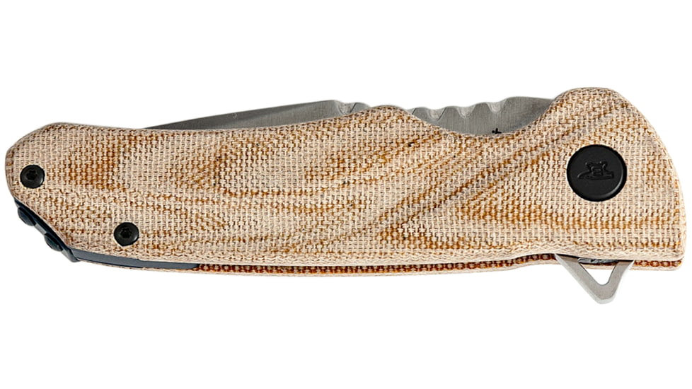 Buck Knives 841 Sprint Pro Folding Knife, 3.125in, S30V, Straight Blade, Natural Canvas Micarta, 0841TNSB/13437