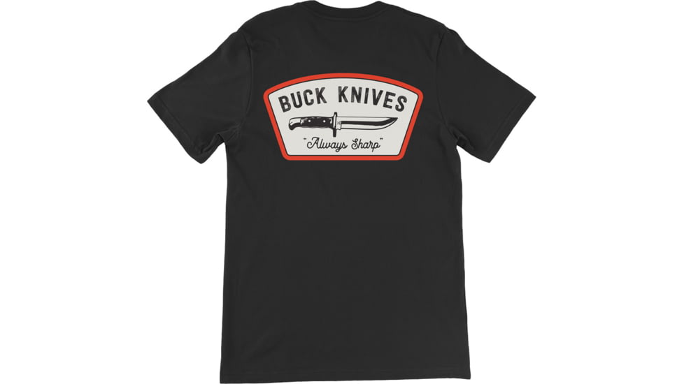 Buck Knives Always Sharp T-Shirt - Men's, Coal, Extra Large, 13391