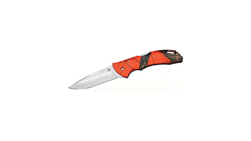 Buck Knives Bantam BLW Folding Knife, 3.13 in, Steel, Injection Molded, Mossy Oak Blaze, 3896