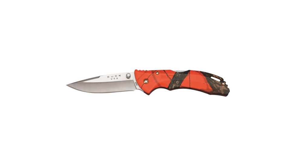 Buck Knives Bantam BLW Folding Knife, 3.13 in, Steel, Injection Molded, Mossy Oak Blaze, 3896