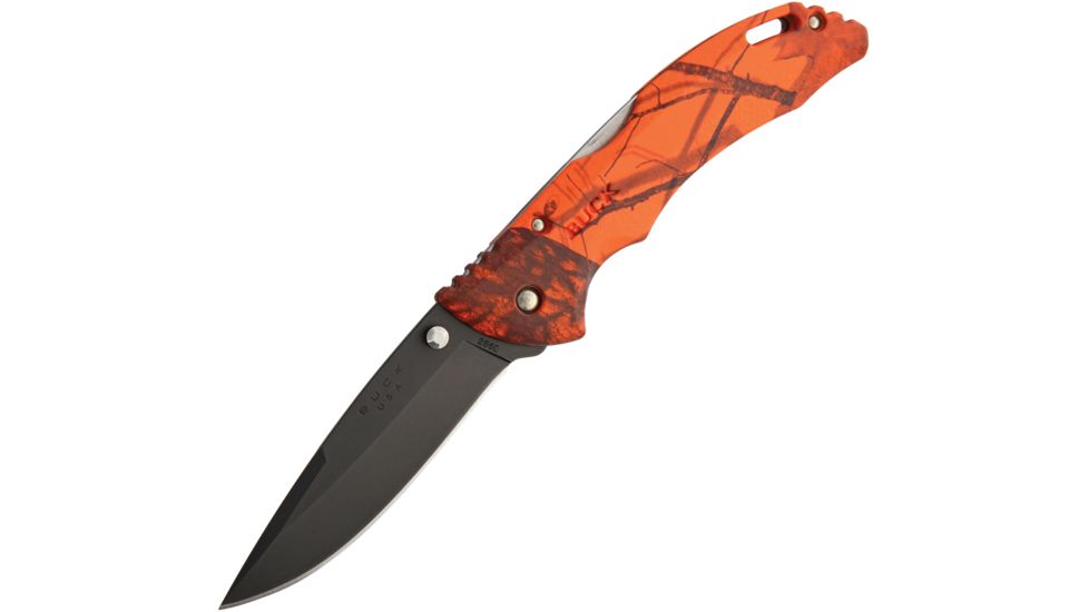 Buck Knives BHW Bantam Orange Camo Folding Knife,3.5in,420HC Steel,Drop Point,Orange Camo,ETP Handle BU10592